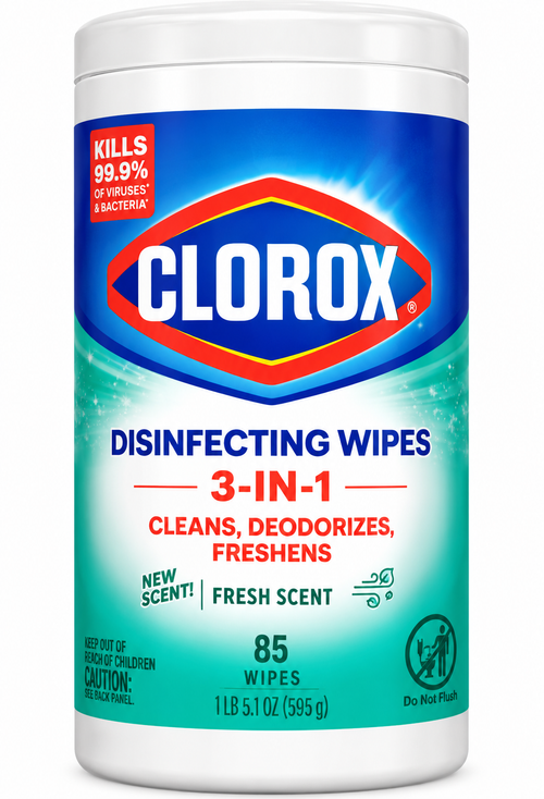 Clorox Disinfecting Cleaning Wipes, Bleach Free, Fresh Scent 85 ct