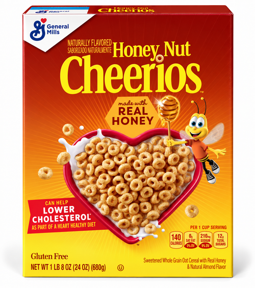 General Mills Honey Nut Cheerios — Giant Size 24 oz