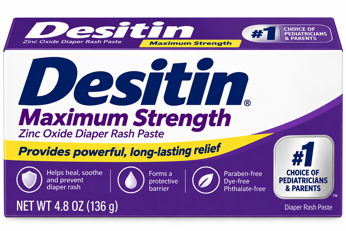 Desitin Maximum Strength Diaper Rash Paste, 4.8 oz.