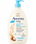 Aveeno Baby 2-in-1 Wash and Shampoo, 18 fl. oz.