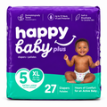 HAPPY BABY PLUS DIAPER SIZE X-LARGE 27pk