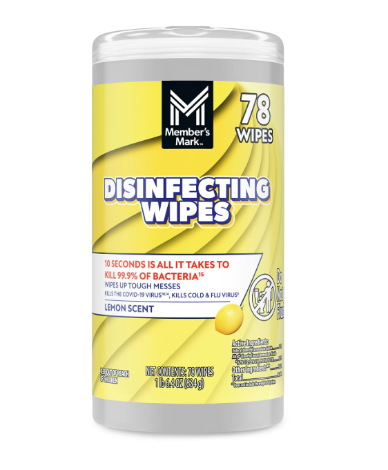Member's Mark Disinfecting Wipes,