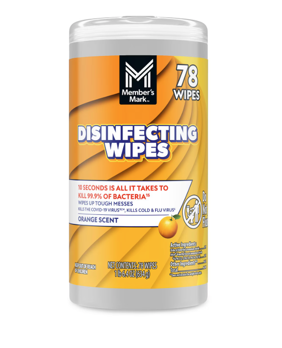 Member's Mark Disinfecting Wipes,