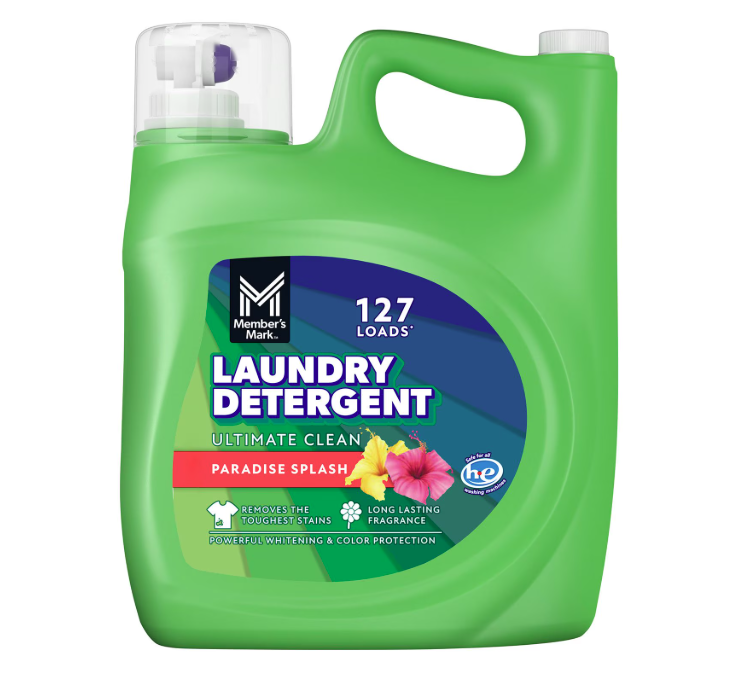 Member's Mark Liquid Laundry Detergent, Paradise Splash, 127 loads, 196 fl. oz.