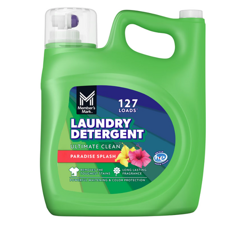 Member's Mark Liquid Laundry Detergent, Paradise Splash, 127 loads, 196 fl. oz.