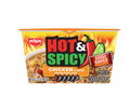 Nissin Hot and Spicy Ramen Noodle Soup Bowl, Chicken Flavor, 3.27 oz.