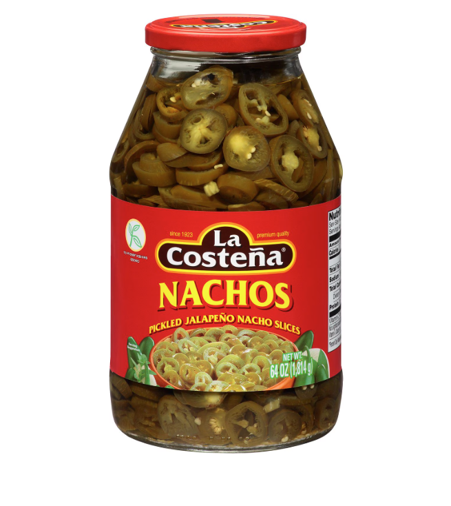 La Costeña Pickled Jalapeño Nacho Slices, 64 oz.