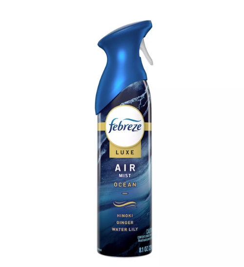 Febreze Luxe Air Mist Freshener Odor Fighting Room Spray - Ocean Scent
