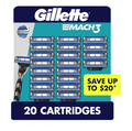 Gillette Mach3 Men's Razor Cartridges, 20 ct.