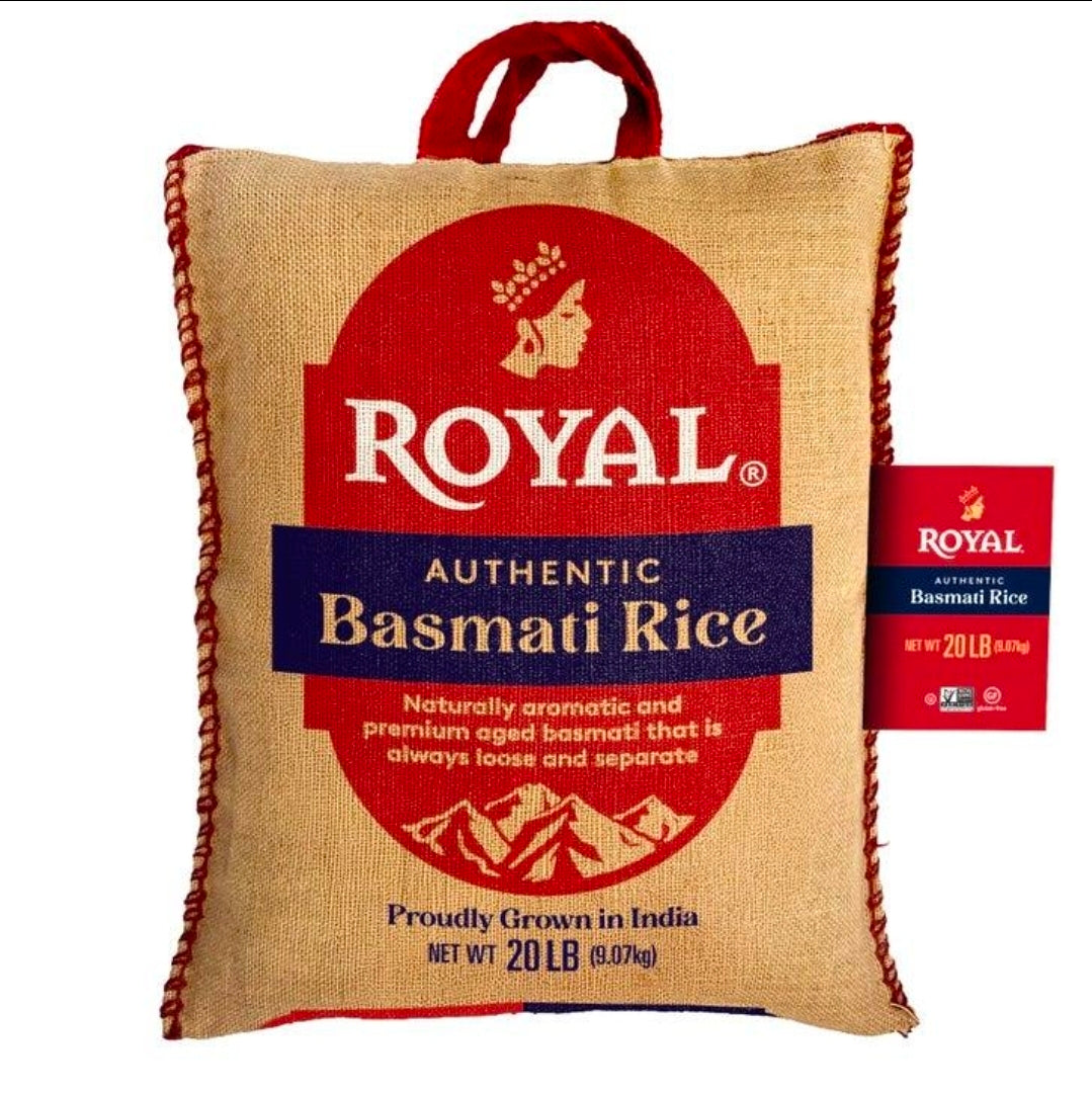 Royal Authentic Basmati Rice — 20 lb