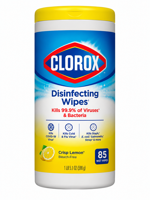 Clorox Disinfecting Cleaning Wipes, Bleach Free, Fresh Scent and Crisp Lemon,  — 85 Count