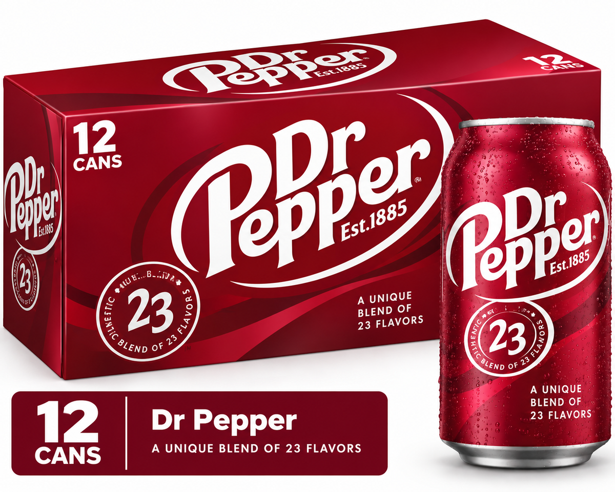 Dr Pepper – 12-Pack Cans