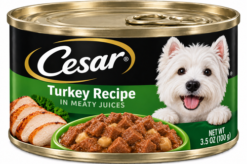 Cesar Filets in Gravy – Turkey Recipe 3.5 oz tray