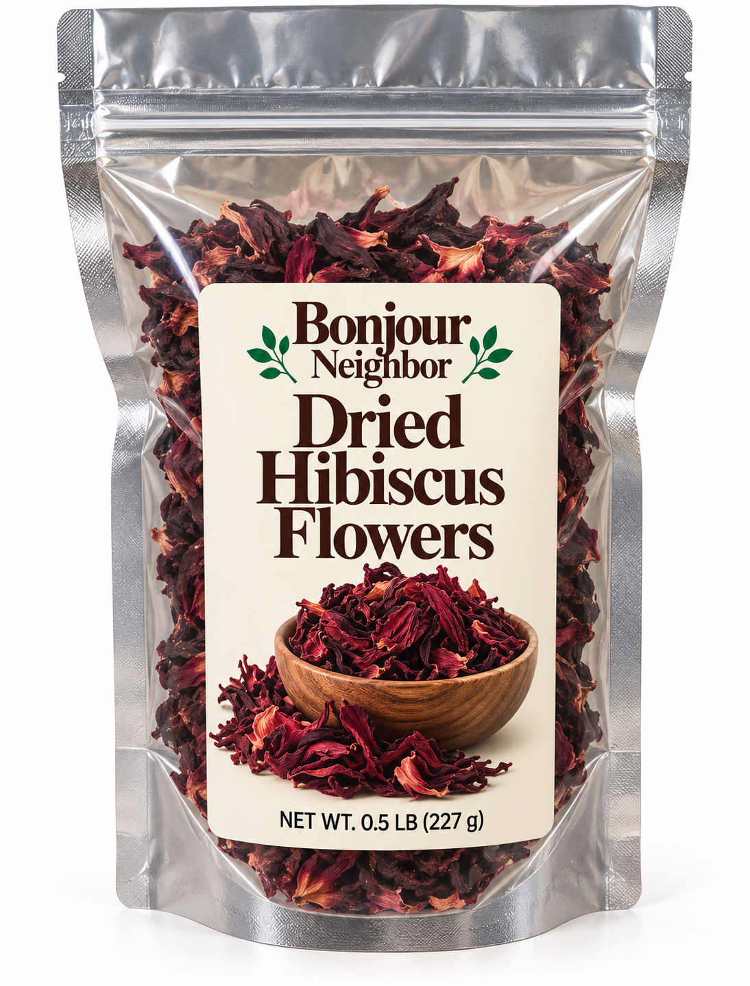 Dried Hibiscus Flowers – 0.5 lb