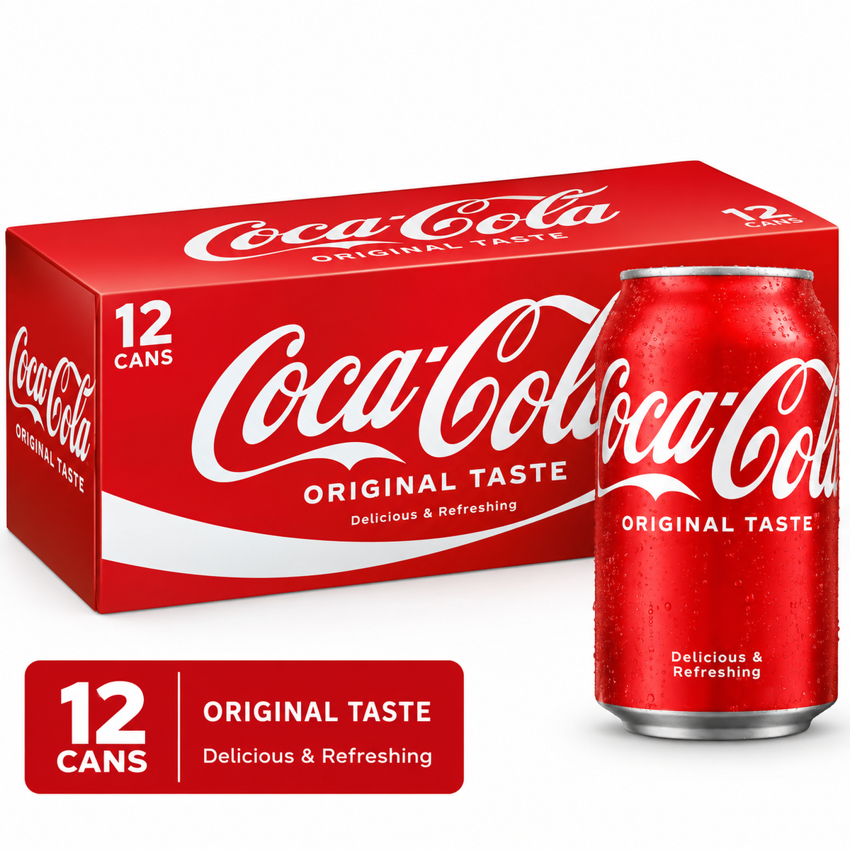 Coca-Cola Original Taste – 12-Pack Cans