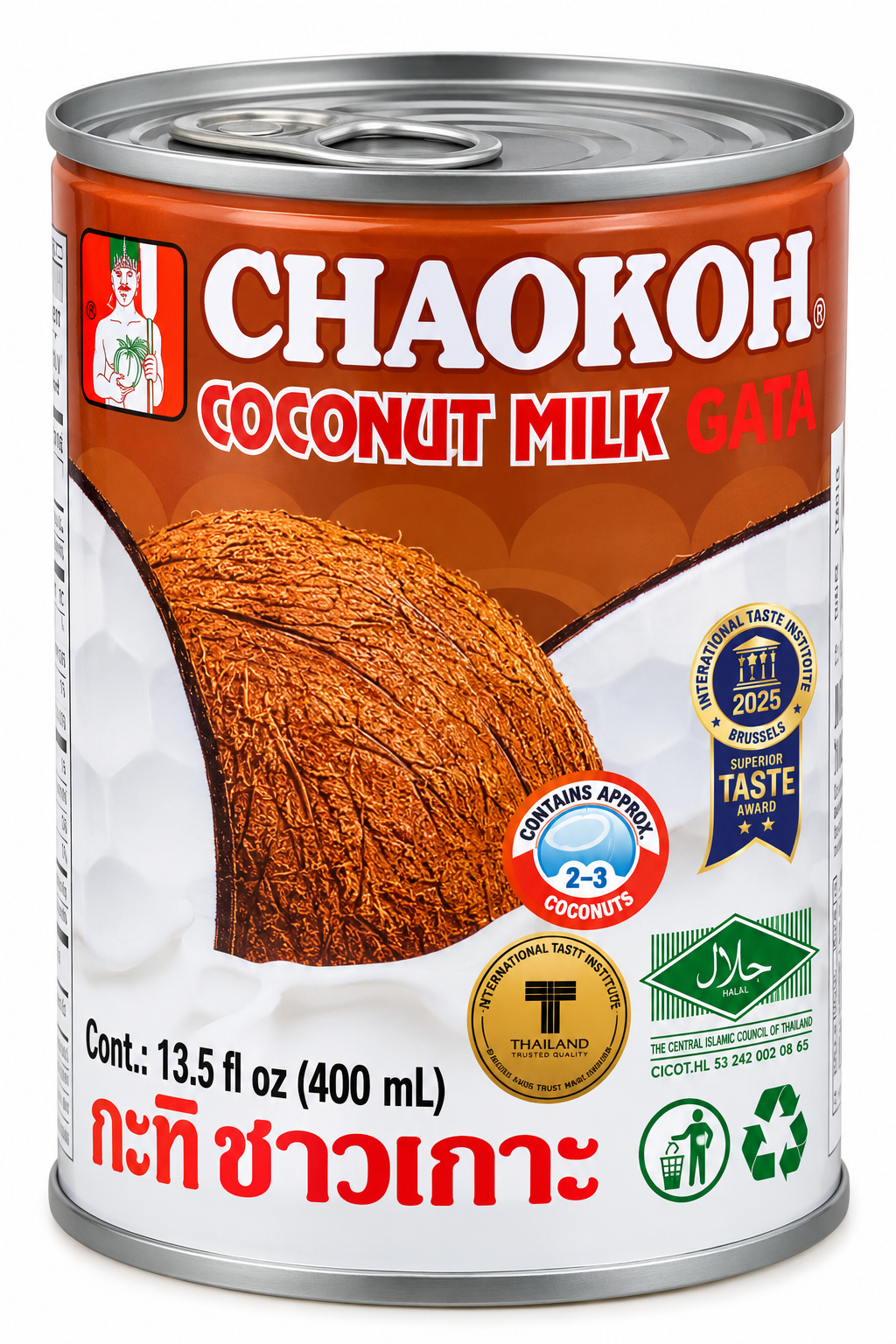 Chaokoh Coconut Milk (Gata) – 13.5 fl oz