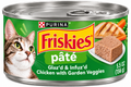 Friskies Pâté – Chicken with Gravy & Garden Veggies 1 can