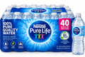 Pure Life Purified Water – 40 Pack, 16.9 fl oz Bottles