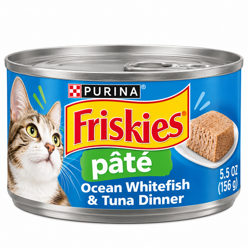 Friskies Pâté – Ocean Whitefish & Tuna Dinner 1 can