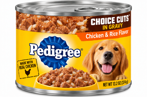 Pedigree Choice Cuts – Chicken & Rice Flavor 1 can
