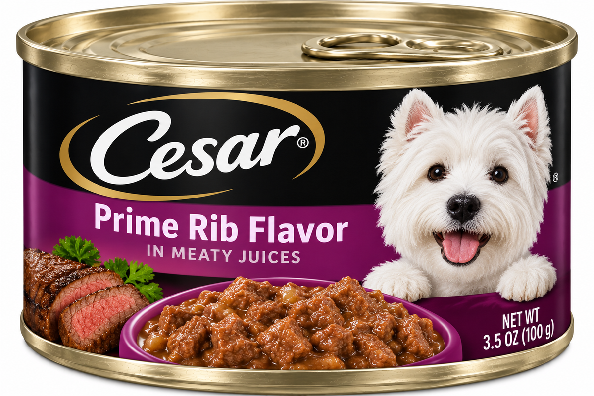 Cesar Filets in Gravy – Prime Rib Flavor 3.5 oz tray
