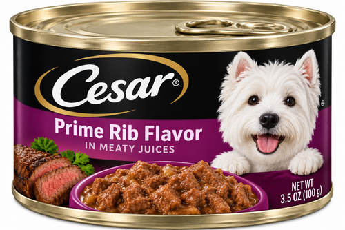 Cesar Filets in Gravy – Prime Rib Flavor 3.5 oz tray