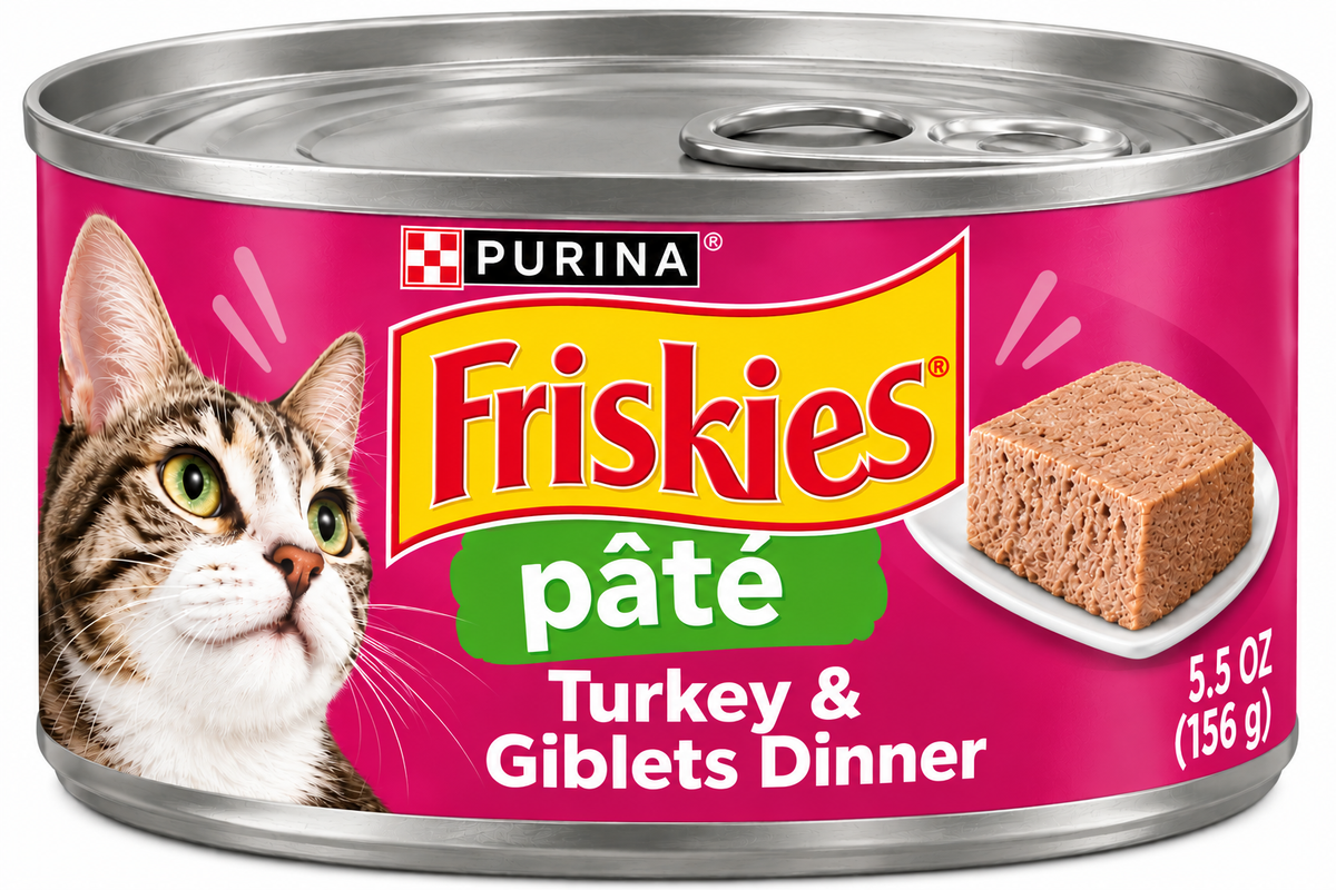 Friskies Pâté – Turkey & Giblets Dinner 1 can