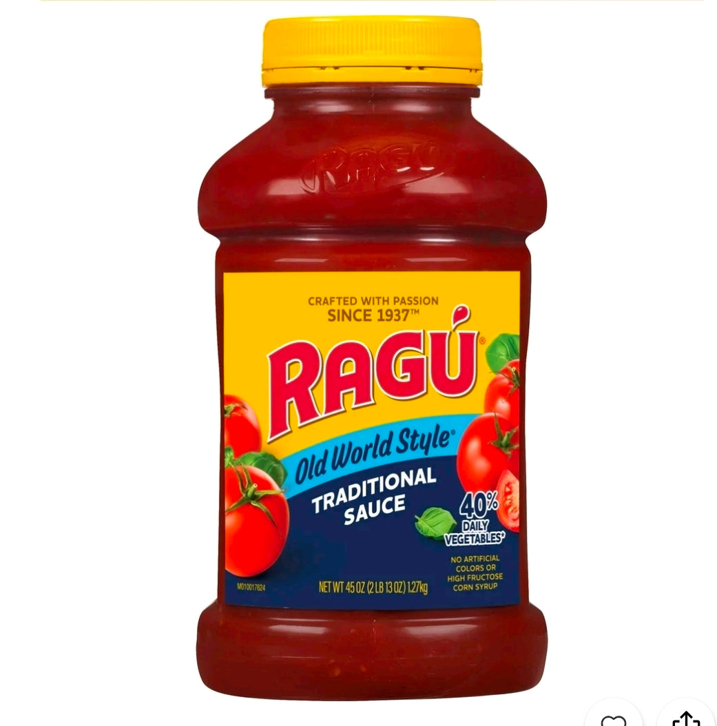 RAGÚ Old World Style Traditional Pasta Sauce — 45 oz
