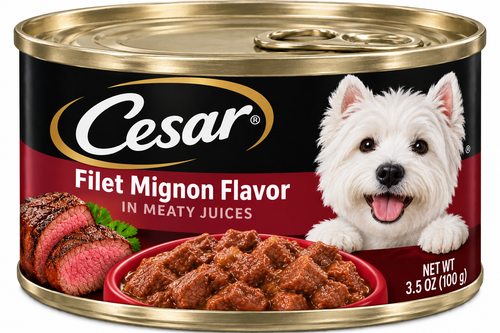 Cesar Filets in Gravy – Filet Mignon Flavor 3.5 oz tray